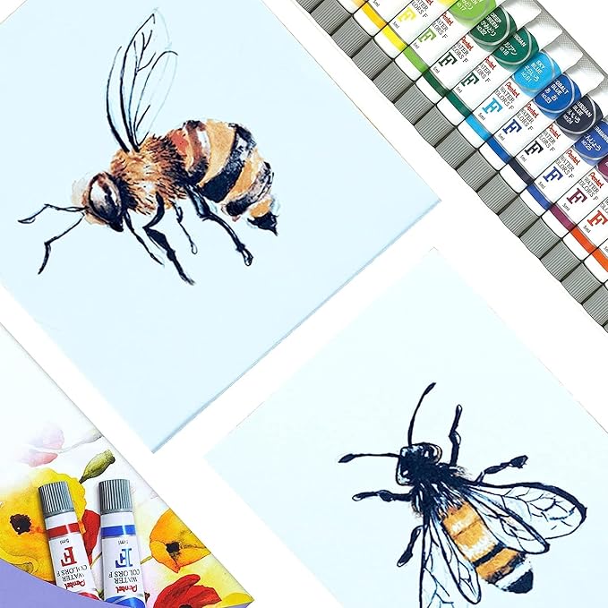 Pentel Arts Water Colors, Assorted Colors, Pack of 24 (WFRS-24)