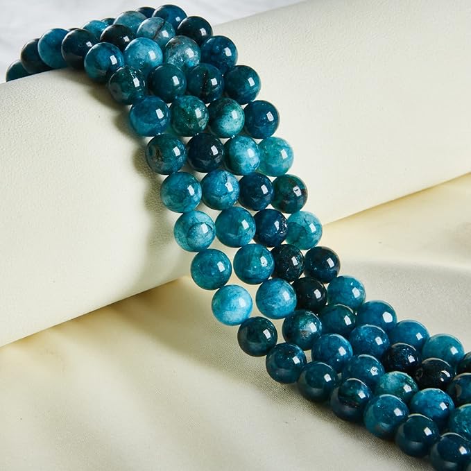 100pcs 8mm apatite beads natural gemstone beads round loose beads for jewelry making