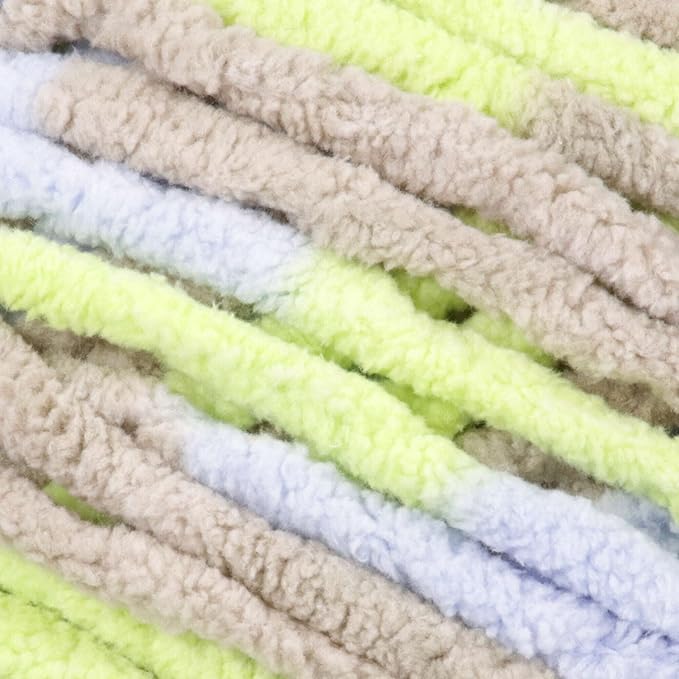Bernat BABY BLANKET BB Little Boy Dove Yarn - 1 Pack of 10.5oz/300g - Polyester - #6 Super Bulky - 220 Yards - Knitting/Crochet