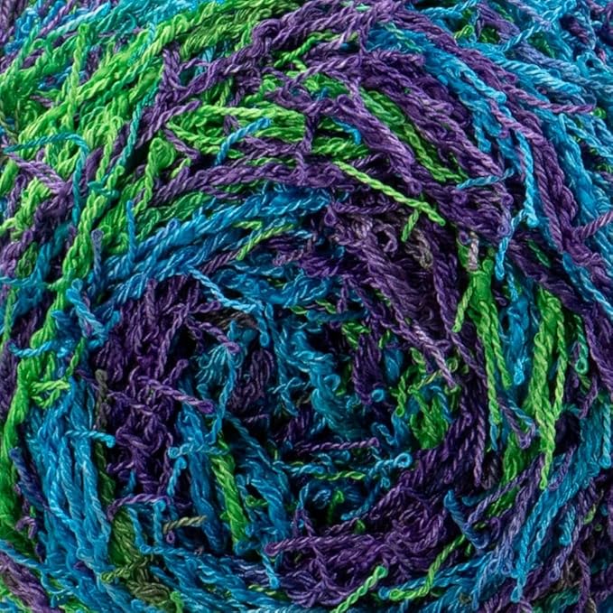 Craft County Fringe Yarn – Medium 4 Polyester Yarn for Scrubby Cloths, Personalized Gifts, and More!