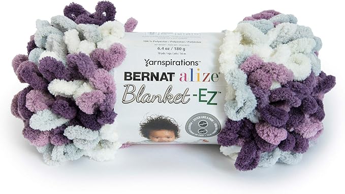 Bernat Alize Blanket-EZ Yarn, Thistle