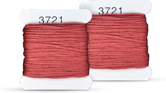 Embroidery Floss Kit and Refills - Cotton Threads - DMC Color Coding for Cross Stitch, String Crafts, Friendship Bracelets