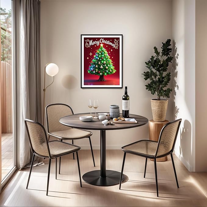 Christmas Tree Diamond Painting Kit Christmas Diamond Art Kits for Adults Beginners 5D Diamond Painting DIY Full Drill Gem Art Christmas Home Decor Wall Art Crafts for Adults Gifts 12x16 Inch PINFFSHU