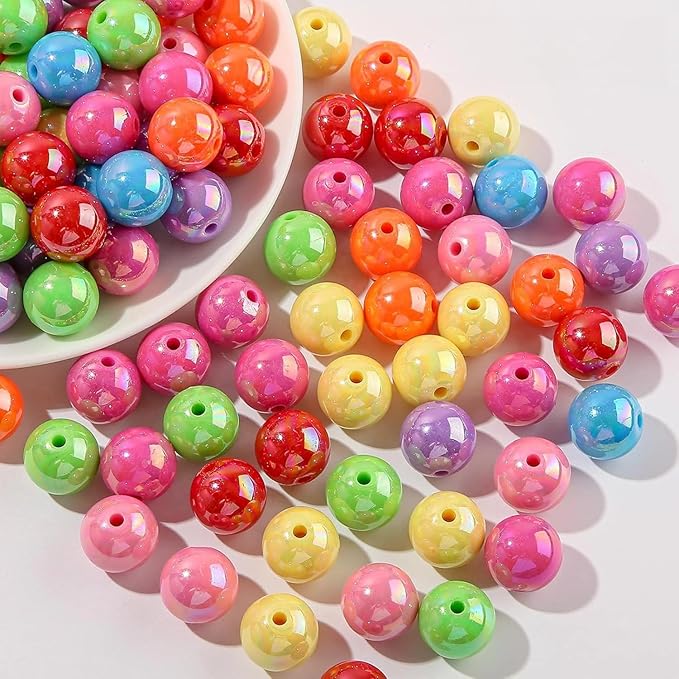 190 Pcs Beads for Keychains Pens Making, Included 16/20mm Acrylic Bubblegum Rondelle Beads for Pen, Jewelry, Bracelets, Keychain DIY Beadable Pens Making Kit Supplies