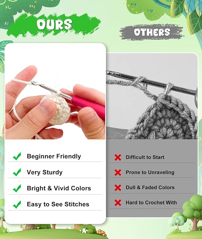 Totiro Crochet Kit for Beginners, Chicken Amigurumi Starter Kit, Easy DIY Craft Set with Step-by-Step Video Tutorials, Coaster Crochet Pattern Learning Kit for Teens Adults Birthday Gift