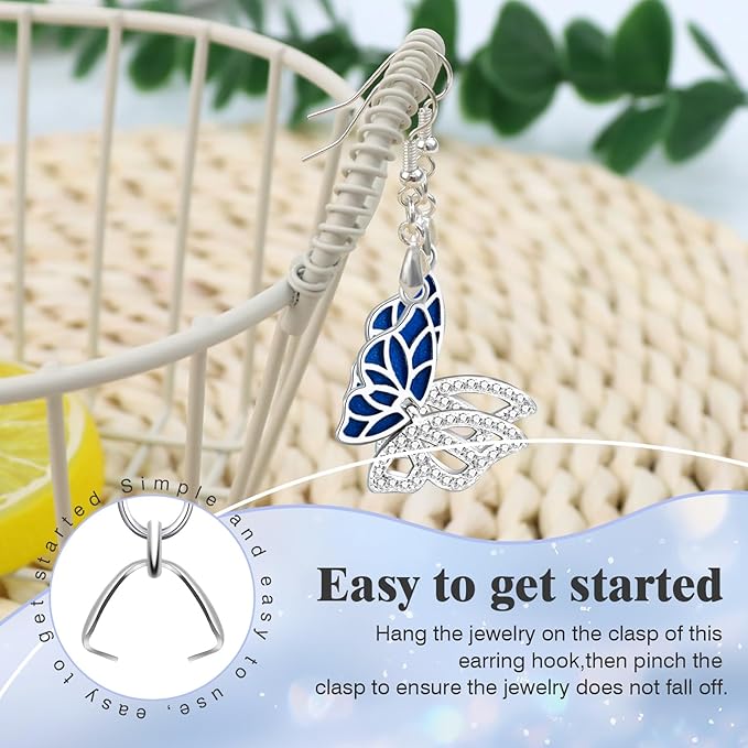 earring hooks 50pcs/25pairs, stainless steel ear wires fish hooks, hypo-allergenic jewelry findings parts for diy jewelry making