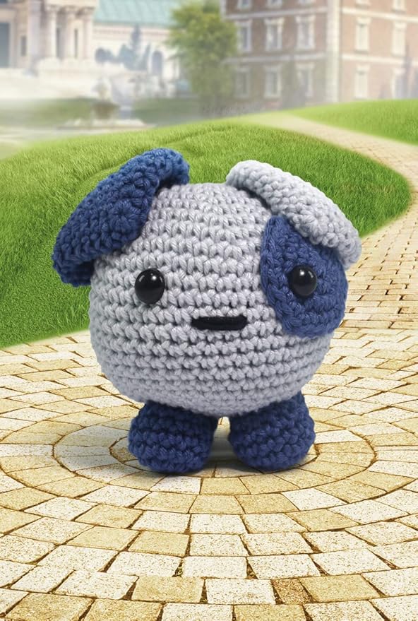 Círculo Amigurumi Crochet Kit - Animal Ball - All Included, Easy Instructions - Crochet Kit for Beginners - Crochet Set - Animal Crochet Kit, Premium Amigurumi Yarn for Crocheting – Dog
