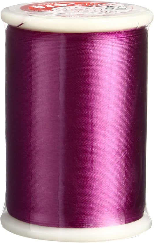 Superior Threads Tire Silk #50 3-Ply 50-Weight High Sheen Silk Embroidery Quilting Sewing Thread - 109 Yard Spool (#143 Fuchsia)