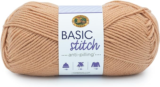Lion Brand Basic Stitch Anti-Pilling Yarn-Clay
