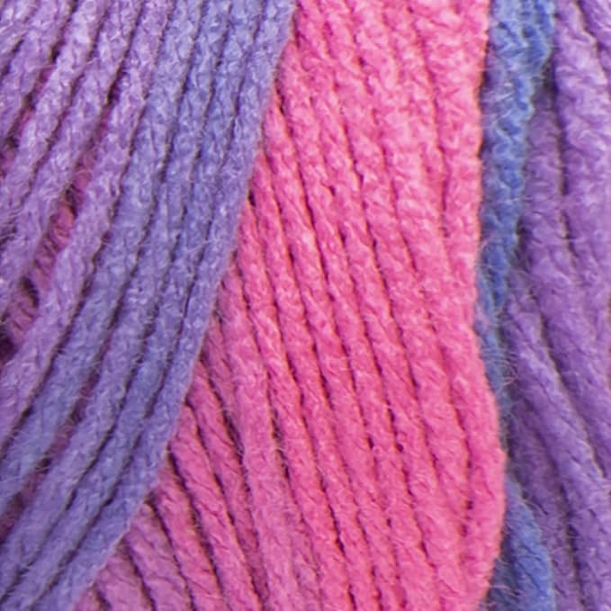 Red Heart Super Saver Jumbo Sweet Treat Ombre Yarn - 2 Pack of 283g/10oz - Acrylic - 4 Medium (Worsted) - 482 Yards - Knitting/Crochet