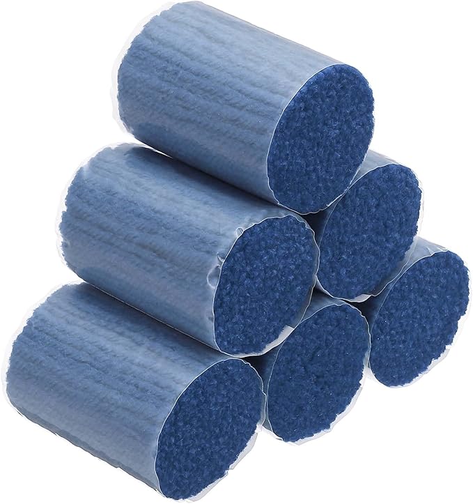 PATIKIL 20 Rolls Latch Hook Yarn, Latch Hook Kit Precut Rugs Yarn Making Crochet Bundles for Rug Adults Beginners Tapestry DIY Craft, Blue