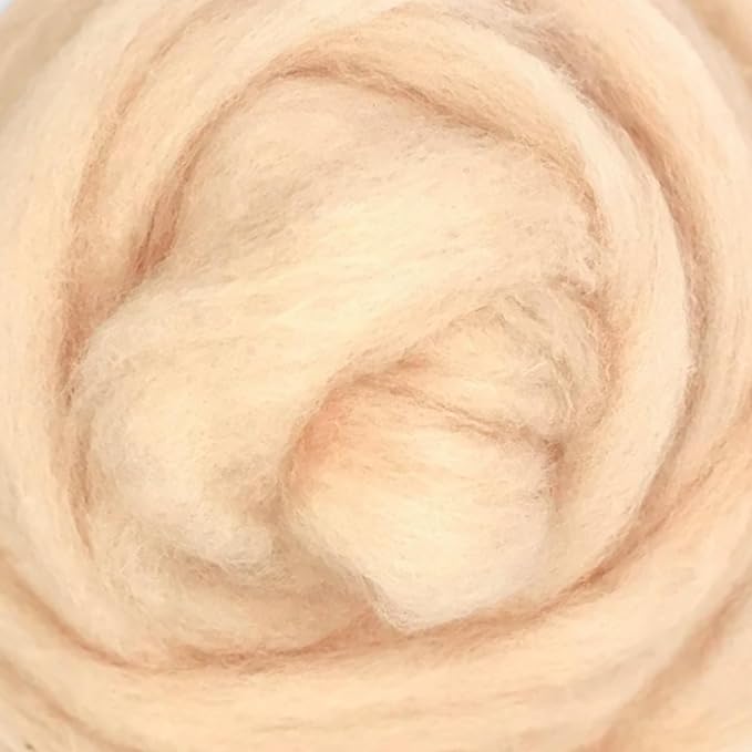 Corriedale Carded Sliver Wool Roving Variety Bundle | Best Core Wool for Needle Felting, Spinning, Wet Felting, Weaving, Dryer Balls, Yarn Roving - Ethically Sourced (Animal Classics)