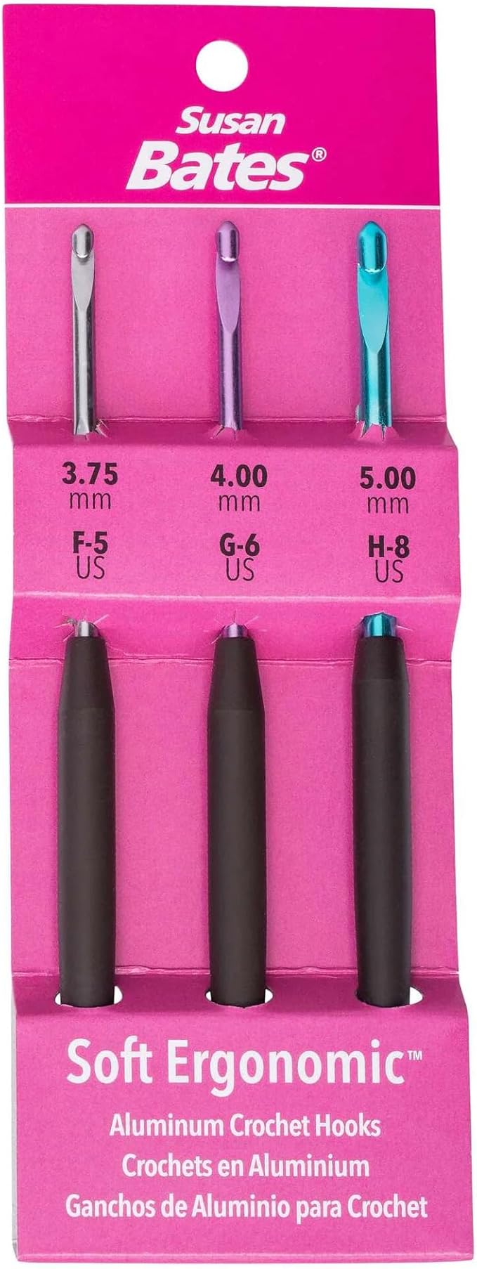 Susan Bates Soft Ergonomic Set F,G,H