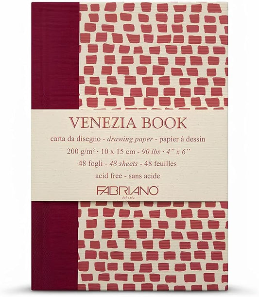 FABRIANO Venezia Notebook, Paper, White, 10 x 15 cm, Set of 48 Pieces