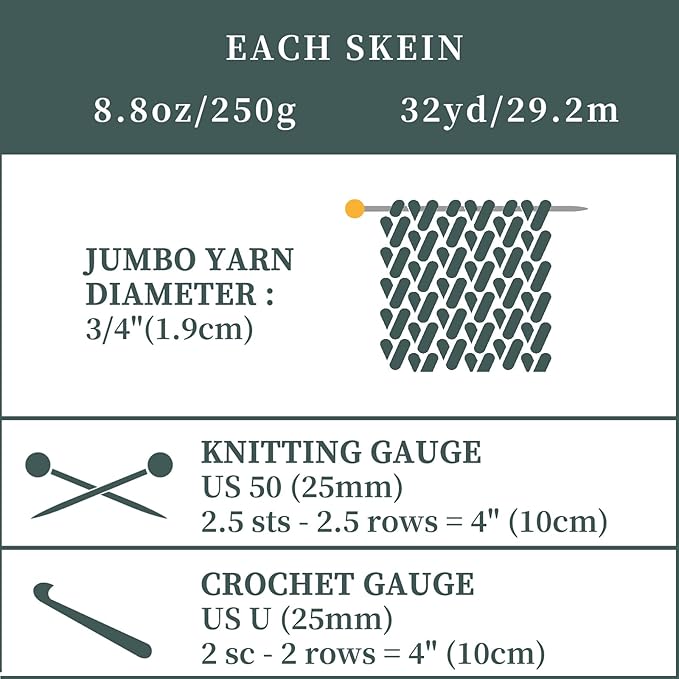 SUNTQ 8 Pack Chunky Chenille Yarn for Crocheting, Bulky Thick Fluffy Yarn for Hand Knitting Blanket, Soft Plush Knitting Yarn for Cushions, Pet Bed,Home Decor, Sage Green(32 yds,8.8 oz Each Skein)