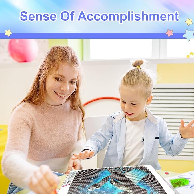 KEYRANKE Diamond Painting 6-Piece Diamond Painting Kit Adult Princess Diamond Bider Diamond Picture Set Painting by Numbers Living Room Pictures for Decorations 30 x 40 cm
