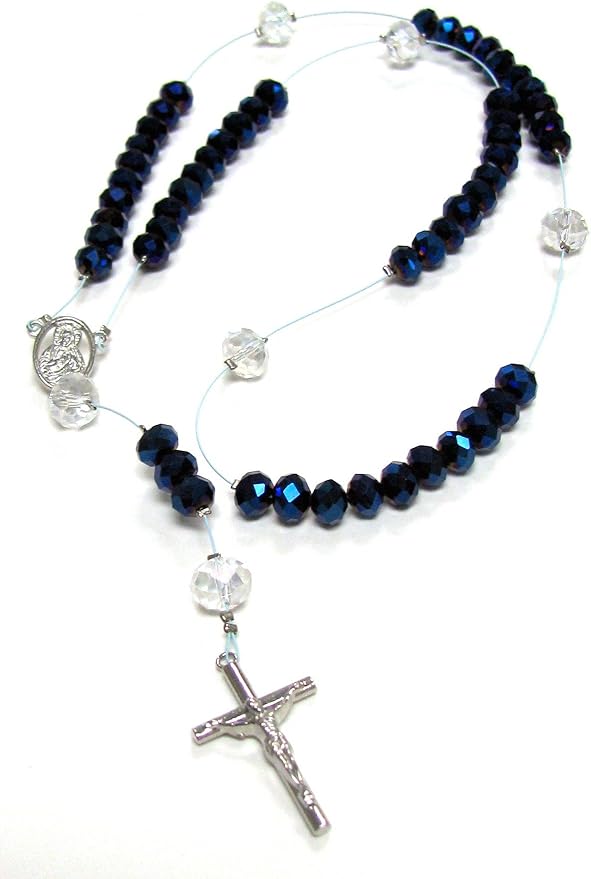 Linpeng Fiona Metallic Crystal Beads Rosary DIY Kit