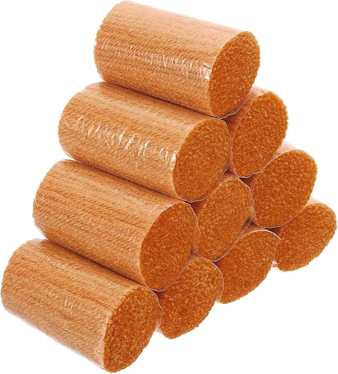 PATIKIL 10 Rolls Latch Hook Yarn Kit - Precut Rugs Yarn for Crochet Bundles, Tapestry DIY Craft - Adults Beginners Rug Making - Dark Brown