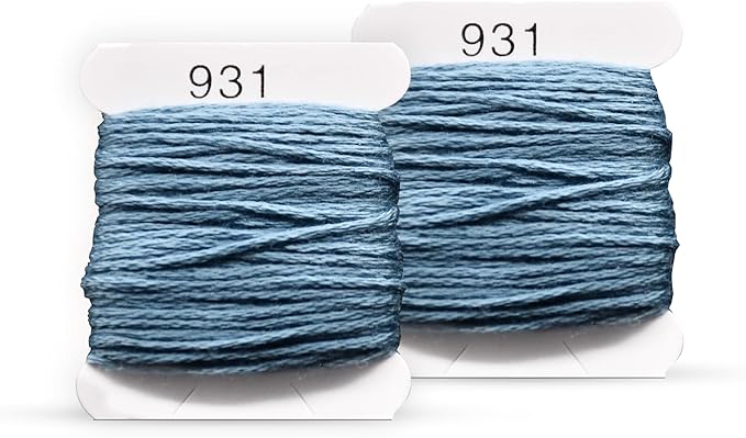 Embroidery Floss Kit and Refills - Cotton Threads - DMC Color Coding for Cross Stitch, String Crafts, Friendship Bracelets