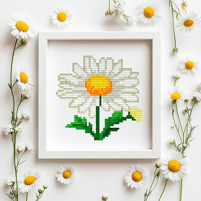 LuwoArte 16 Pack Diamond Painting Kits for Adults – Flower Garden-Themed Diamond Art Kits – Full Drill DIY Paint Gem Art for Adults – 5D Diamond Painting Kit – Relaxing Craft for Home Wall Décor