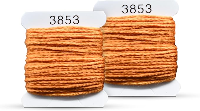 Embroidery Floss Kit and Refills - Cotton Threads - DMC Color Coding for Cross Stitch, String Crafts, Friendship Bracelets