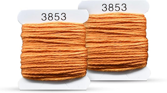 Embroidery Floss Kit and Refills - Cotton Threads - DMC Color Coding for Cross Stitch, String Crafts, Friendship Bracelets