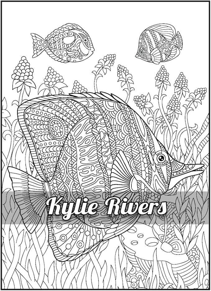 100 Ocean Animals: Relaxing Adult Coloring Book for Women & Men - Spiral Bound | Fun Facts & Stress Relief Coloring of Octopuses, Whales, Dolphins, Sea Turtles, Sharks, Stingrays, Axolotls & More