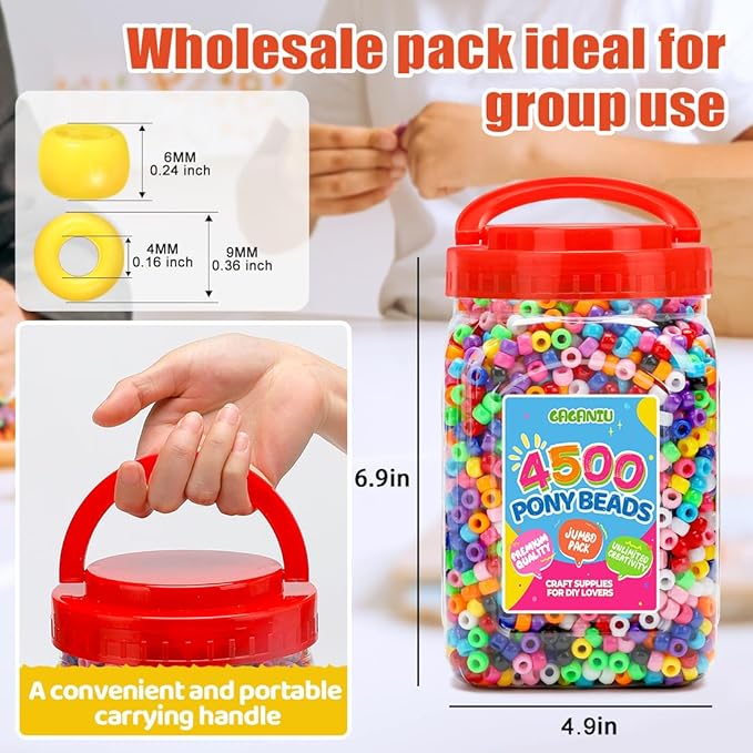 4500 pcs pony beads for bracelet making green beads bulk for hair braiding diy crafts kandi jewelry key chains and ornaments decorations boxed