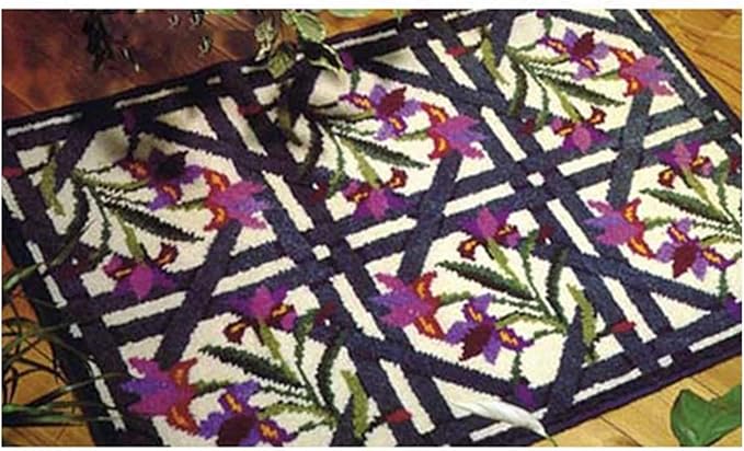MIAOLLUN Latch Hook Kits, Tapestry Kits Latch Hook Rug Kits Pattern Printed Canvas Home Decoration Family Activity 34X24.4 Inch(86X62cm)