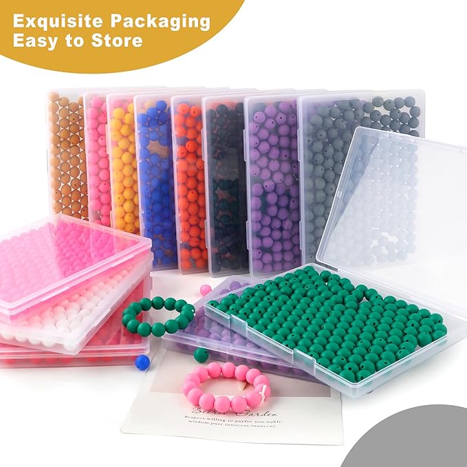 160Pcs 12mm Silicone Beads for Keychain Making Bracelet Necklace, Bulk Round Silicone Beads for Pens(Mustard Yellow)