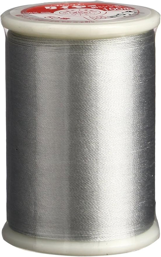 Superior Threads Tire Silk #50 3-Ply 50-Weight High Sheen Silk Embroidery Quilting Sewing Thread - 109 Yard Spool (#111 Dove Grey)