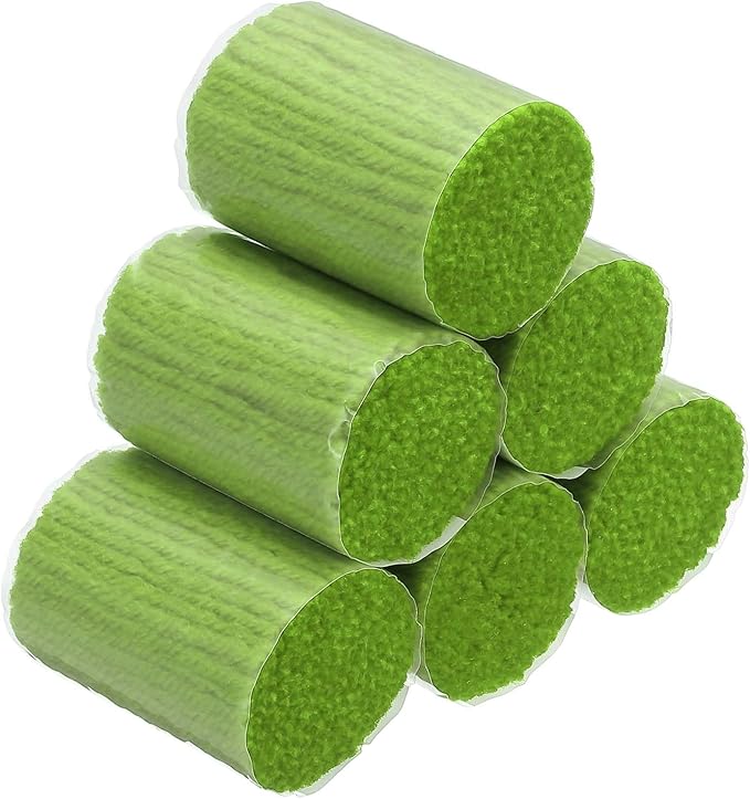 PATIKIL 20 Rolls Latch Hook Yarn, Latch Hook Kit Precut Rugs Yarn Making Crochet Bundles for Rug Adults Beginners Tapestry DIY Craft, Grass Green