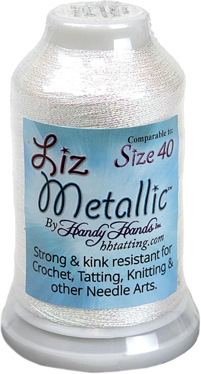 Liz Metallic, Size 40, Iridescent Snow