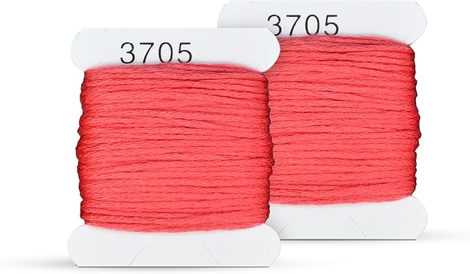 Embroidery Floss Kit and Refills - Cotton Threads - DMC Color Coding for Cross Stitch, String Crafts, Friendship Bracelets