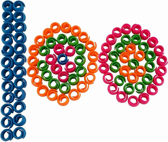 New Brothread 100pcs Thread Spool Savers/Spool Huggers - Prevent Tails from Unwinding - No Loose Ends for Sewing and Embroidery Machine Thread Spools
