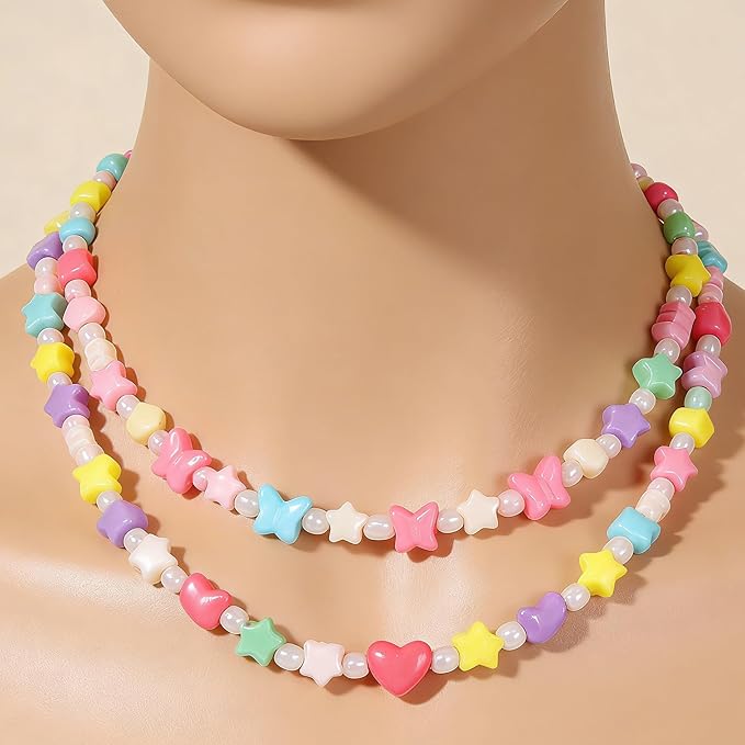 1000pcs Pony Beads, 15 Color Kandi Beads for Bracelets Making Kit, Hair Braids Crafts Jewelry Making Crafts Friendship Necklace Earrings DIY (Large Hole Light Color Mixed Color)