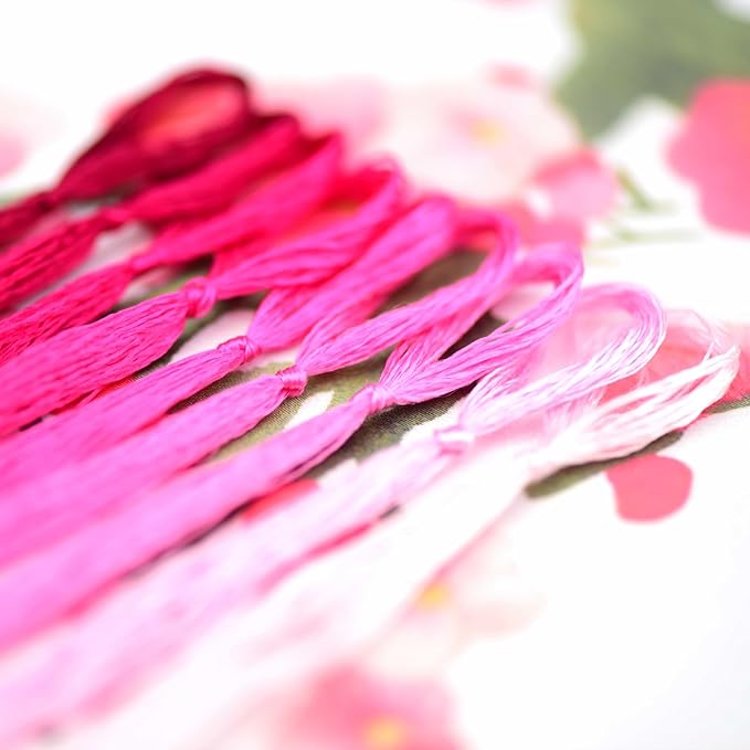 Mulberry Silk Floss Embroidery Thread Floss-Cross Stitch Threads China Silk Woven Jewelry Threads DIY Sewing Kits (39)