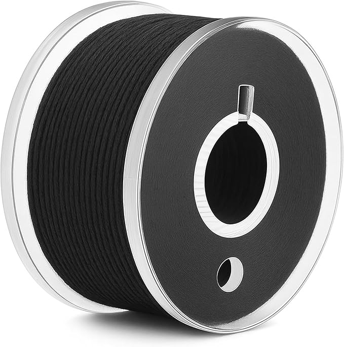 Mandala Crafts 144 Charcoal SA156 Prewound Bobbins for Singer Sewing Machine -15J SA156 Prefilled Bobbin Thread for Brother Sewing Machine and Embroidery
