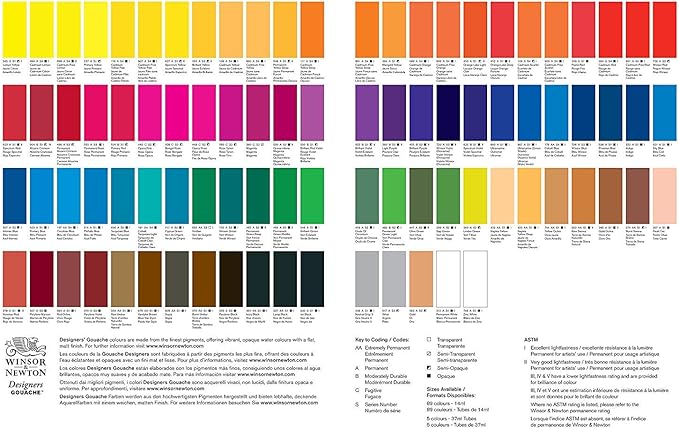 Winsor & Newton Designer's Gouache, 14 ml (0.47oz) tube, Cadmium-Free Yellow