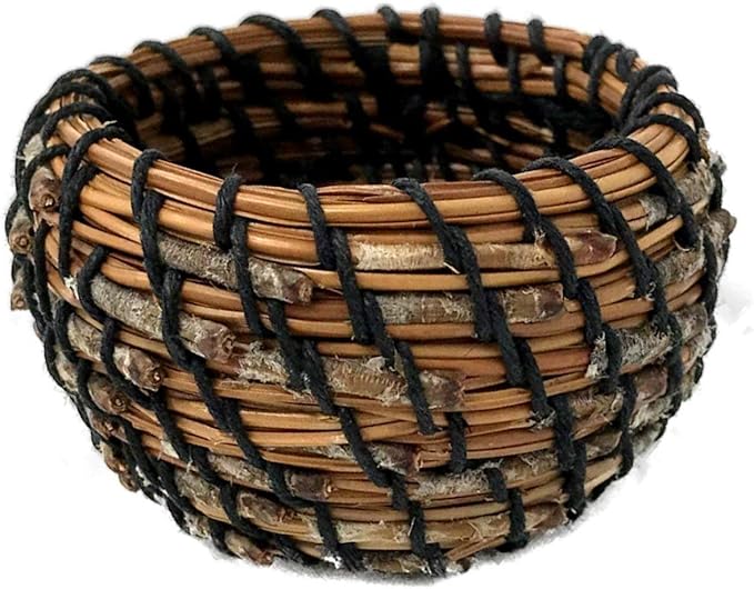 Traditional Craft Kits Coiled Basket Weaving Kit for Beginners (Pine Needle) - Weave Kit Complete with Basket Weaving Supplies and Instructional Booklet