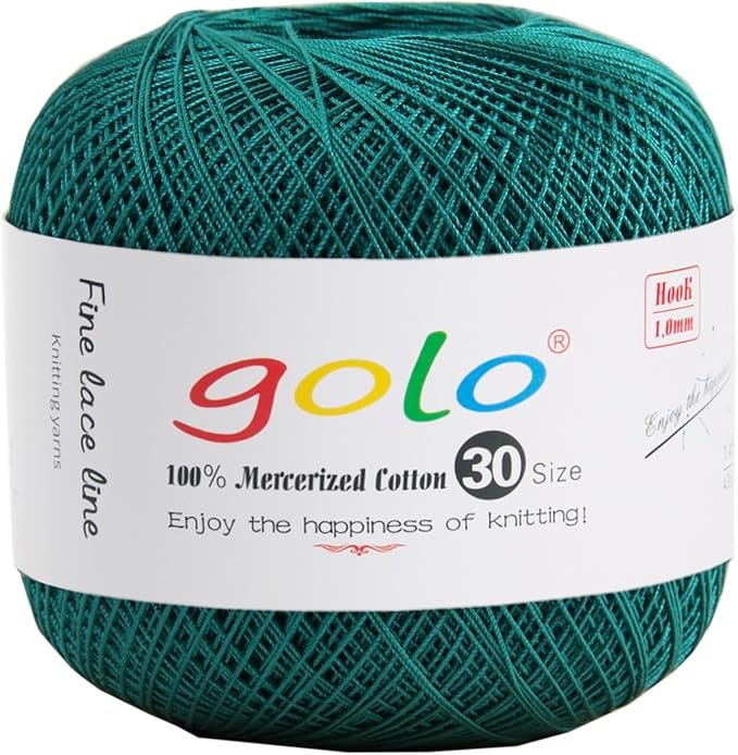golo Crochet Thread Crochet Yarn for Hand Kniting Tatting Yarn 206