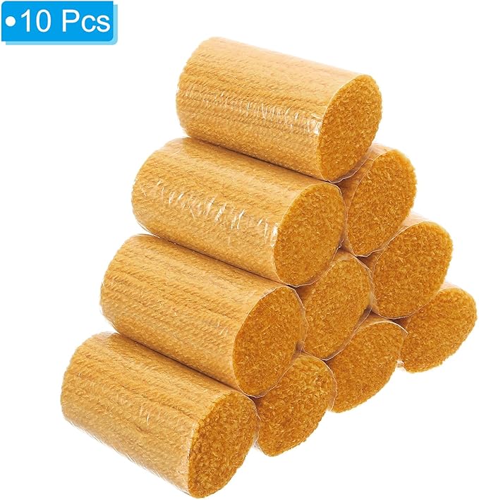 PATIKIL 10 Rolls Latch Hook Yarn Kit - Precut Rugs Yarn for Crochet Bundles, Tapestry DIY Craft - Adults Beginners Rug Making - Brown