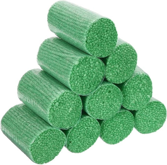 PATIKIL 10 Rolls Latch Hook Yarn, Latch Hook Kit Yarn Precut Hook Rugs Yarn Making Crochet Bundles for Latch Hook Rug Adults Beginners Tapestry DIY Craft, Green