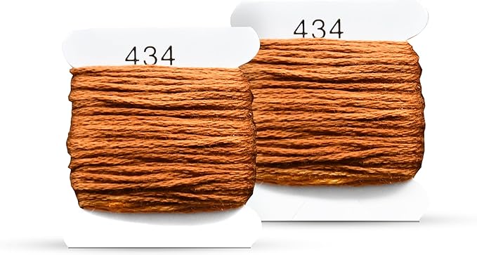 Embroidery Floss Kit and Refills - Cotton Threads - DMC Color Coding for Cross Stitch, String Crafts, Friendship Bracelets