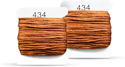 Embroidery Floss Kit and Refills - Cotton Threads - DMC Color Coding for Cross Stitch, String Crafts, Friendship Bracelets