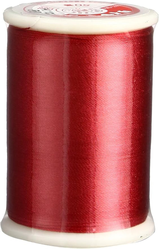 Superior Threads Tire Silk #50 3-Ply 50-Weight High Sheen Silk Embroidery Quilting Sewing Thread - 109 Yard Spool (#088 Crimson)
