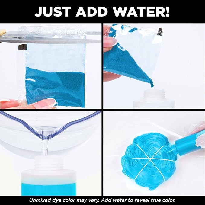 Tulip One-Step Tie-Dye Kit Dye Refill Packs, Turquoise