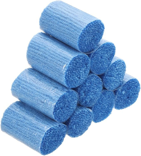 PATIKIL 10 Rolls Latch Hook Yarn Kit - Precut Rugs Yarn for Making Crochet Bundles, Tapestry DIY Craft - Adults Beginners Rug Hook Kit, Dark Blue