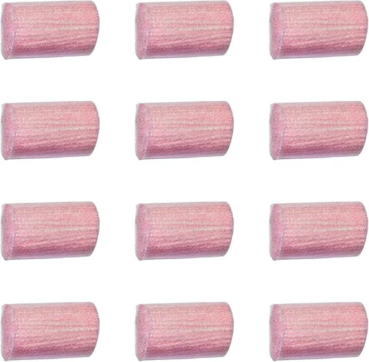 Yglnden 12 Rolls Latch Hook Kit Colorful Yarn Bundles Cut Rug DIY Latch Hook for Handmake Craft Sewing Knitting for Adults (Pink#01)