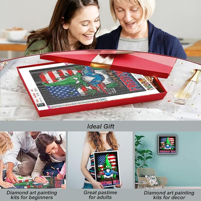 hill froeistung Colorful Car Diamond Painting Kits for Adults,Flag Diamond Art for Beginners, 5D DIY Full Drill Round Gem Art Craft Home Wall Decor Gift 12x12 inch